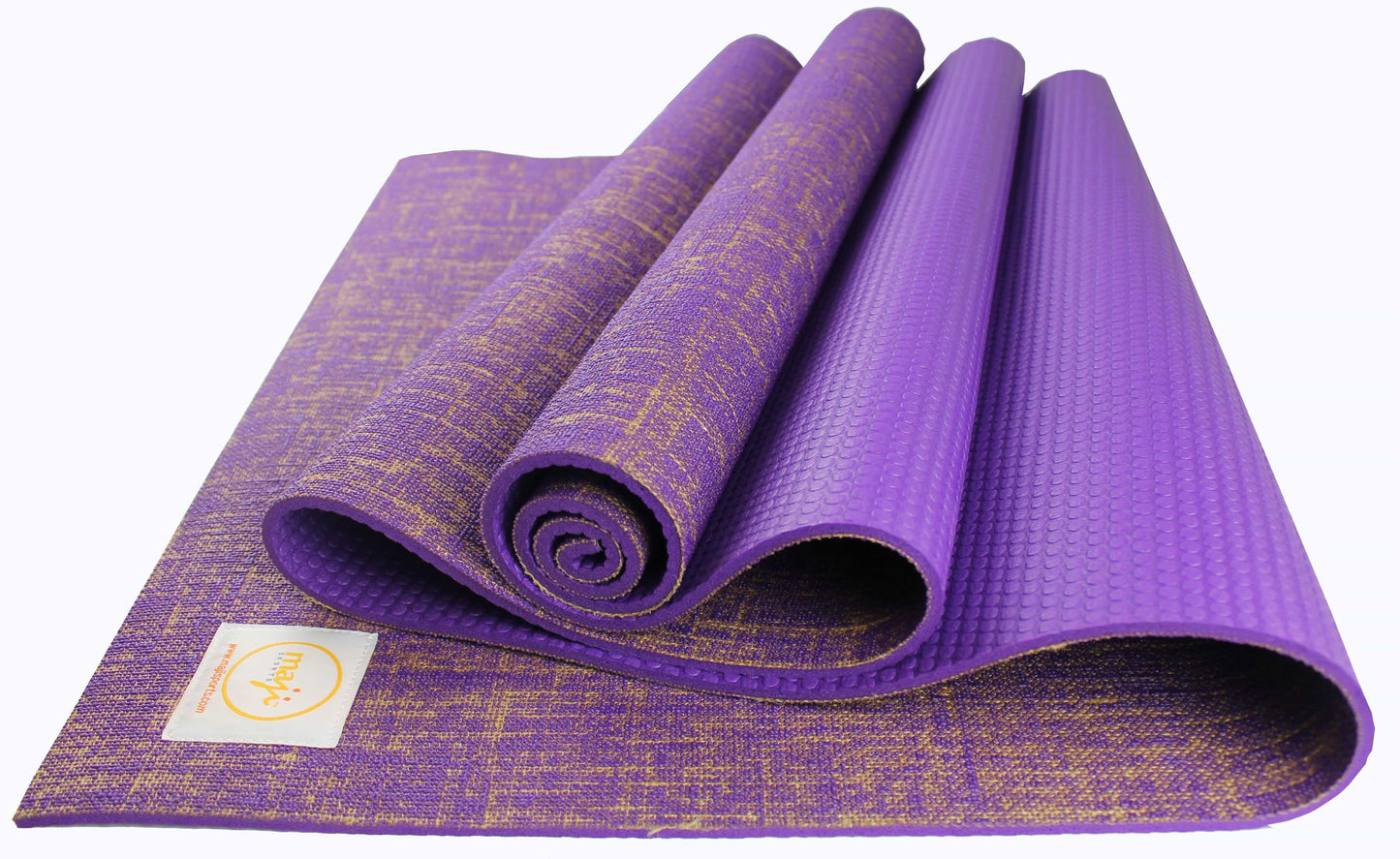Jute Premium ECO Fitness, pilates, Yoga Mat + Muscle Recovery & 3 Pack Resistance Band Bundle